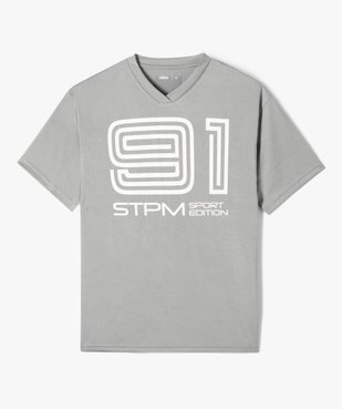 Tee-shirt de sport à manches courtes garçon vue1 - GEMO (JUNIOR) - GEMO