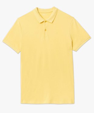 Polo homme à manches courtes en maille piquée vue4 - GEMO (HOMME) - GEMO
