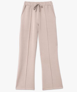 Pantalon large en maille à taille élastiquée femme vue4 - GEMO(FEMME PAP) - GEMO