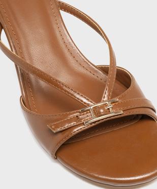 Sandales mules à petit talon femme - Follow Me vue6 - FOLLOW ME - GEMO