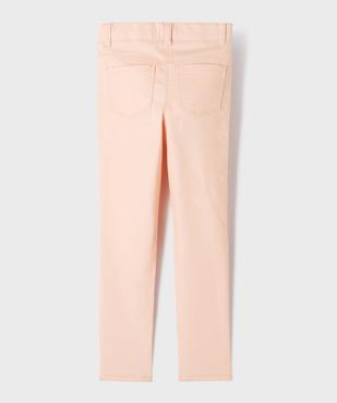 Pantalon slim fille avec taille ajustable vue3 - GEMO (ENFANT) - GEMO