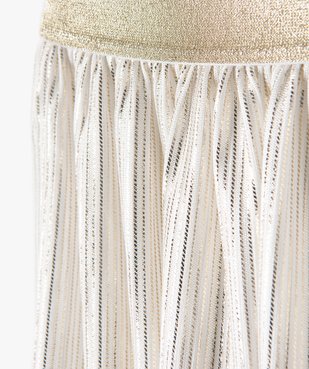 Jupe fille à rayures et ceinture brillantes vue2 - GEMO (ENFANT) - GEMO