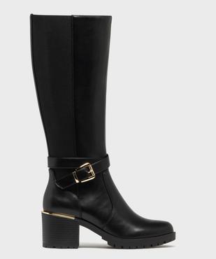 Bottes avec élastique sur la tige et brides cheville femme - Valentina Baldano vue8 - GEMO(URBAIN) - GEMO