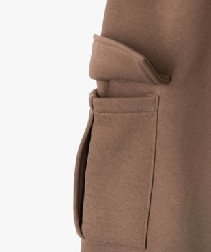 Pantalon de jogging coupe cargo garçon vue3 - GEMO (JUNIOR) - GEMO