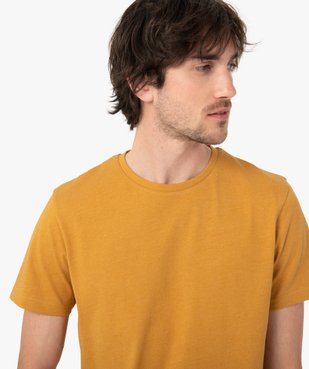 Tee-shirt homme à manches courtes et col rond vue2 - GEMO (HOMME) - GEMO