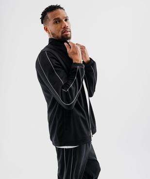 Sweat de sport zippé avec liserés réfléchissants homme vue1 - GEMO 4G HOMME - GEMO