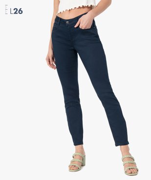 Pantalon femme coupe slim - Longueur L26 vue1 - GEMO(FEMME PAP) - GEMO