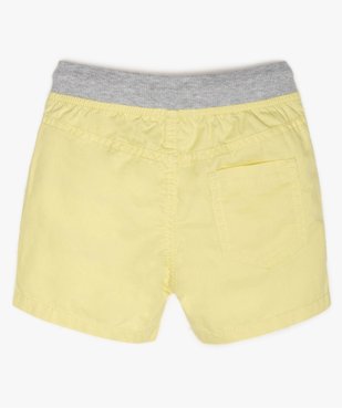 Short bébé garçon à ceinture contrastante vue2 - GEMO(BEBE DEBT) - GEMO