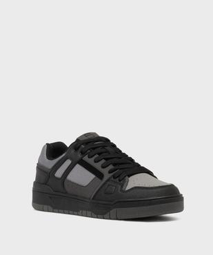 Baskets basses à lacets style skateshoes homme vue2 - 5 MILES - GEMO