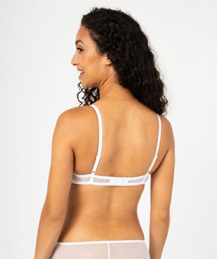 Soutien-gorge corbeille en dentelle à armatures vue2 - GEMO(HOMWR FEM) - GEMO