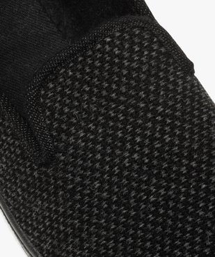 Pantoufles homme style charentaises dessus maille piquée vue6 - GEMO C4G HOMME - GEMO
