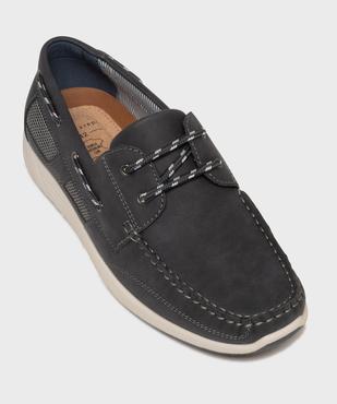 Chaussures bateau avec semelle intérieure cuir homme - Urban Steps vue6 - URBAN STEPS - GEMO