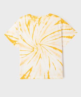 Tee-shirt manches courtes en coton tie-and-dye garçon vue3 - GEMO (ENFANT) - GEMO