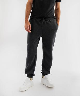 Pantalon de jogging avec intérieur molletonné homme vue1 - GEMO 4G HOMME - GEMO