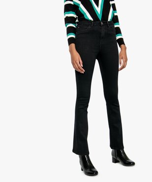 Jean femme extensible coupe Skinny flare vue1 - FOLLOW ME - GEMO