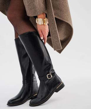 Bottes avec bride cheville et élastique sur la tige femme - Valentina Baldano vue1 - VALENTINA BALDA - GEMO