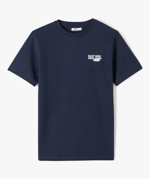 Tee-shirt à manches courtes avec inscriptions US garçon vue1 - GEMO 4G GARCON - GEMO