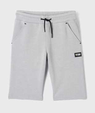 Bermuda de sport en maille extensible garçon vue1 - GEMO (JUNIOR) - GEMO