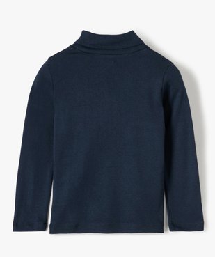 Tee-shirt garçon imprimé à manches longues et col montant vue4 - GEMO (ENFANT) - GEMO