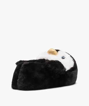 Chaussons femme 3D en forme de pingouin vue4 - GEMO(HOMWR FEM) - GEMO