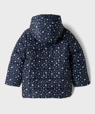 Parka matelassée à capuche doublure chaude fille vue5 - GEMO 4G FILLE - GEMO