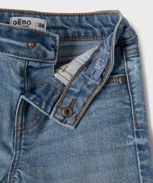Bermuda en jean extensible bébé fille vue2 - GEMO 4G BEBE - GEMO