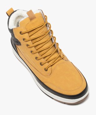 Boots homme à col rembourré et semelle renforcée vue5 - URBAN STEPS - GEMO