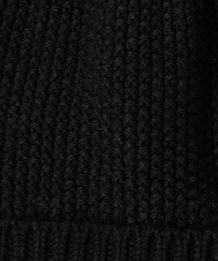 Bonnet en maille fantaisie doublé polaire homme vue2 - GEMO 4G HOMME - GEMO