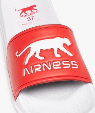 Mules de piscine garçon à bandeau imprimé - Airness vue6 - AIRNESS - GEMO