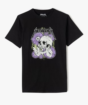 Tee-shirt garçon avec motif tête de mort - Metallica vue1 - METALLICA - GEMO