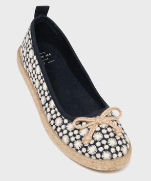 Ballerines en toile avec semelle de corde femme - Follow Me vue5 - FOLLOW ME - GEMO