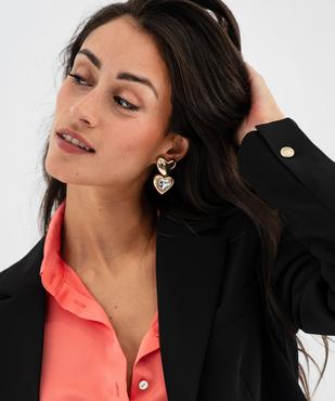 Veste de blazer coupe cintrée femme vue3 - GEMO(FEMME PAP) - GEMO