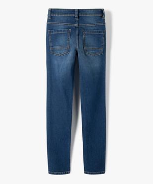 Jean garçon coupe slim avec plis sur les hanches vue4 - GEMO 4G GARCON - GEMO