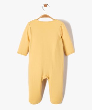 Pyjama bébé ouverture devant avec message brodé vue3 - GEMO(BB COUCHE) - GEMO