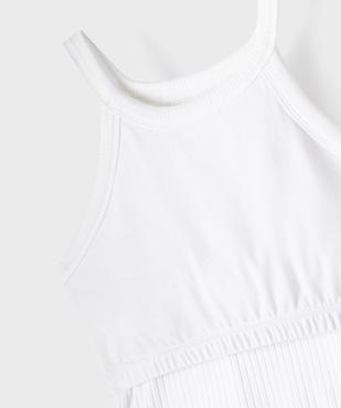 Débardeur en coton côtelé avec brassière intégrée fille - Camps United vue3 - CAMPS GEMO FOR GOOD - GEMO