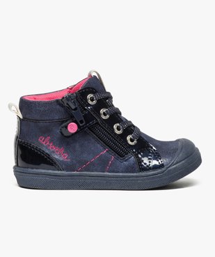 Bottines bébé fille avec empiècements vernis - Absorba vue1 - ABSORBA - GEMO