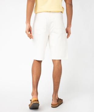 Bermuda en jean coupe droite et large homme vue3 - GEMO 4G HOMME - GEMO