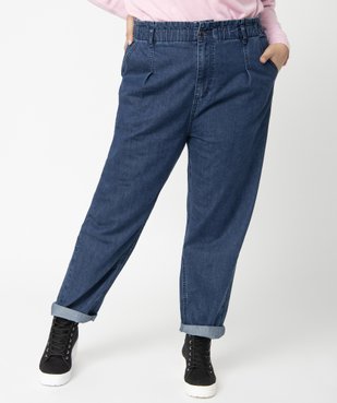Jean femme grande taille coupe large vue1 - GEMO (G TAILLE) - GEMO