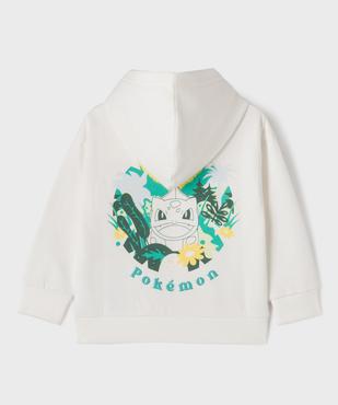 Sweat à capuche motif devant et dos garçon - Pokemon vue3 - POKEMON - GEMO