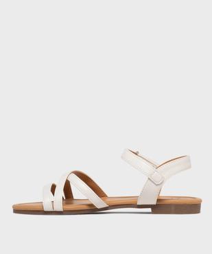 Sandales plates à brides femme - Valentina Baldano vue3 - VALENTINA BALDA - GEMO