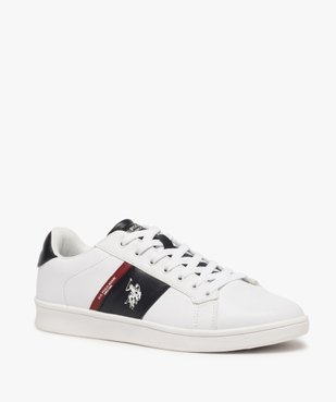 Tennis homme avec empiècements contrastants - US Polo vue2 - US POLO - GEMO