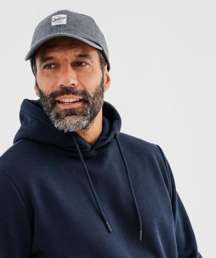 Sweat à capuche en molleton doux homme vue2 - GEMO 4G HOMME - GEMO