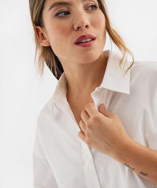 Chemise unie coupe ample femme vue2 - GEMO(FEMME PAP) - GEMO