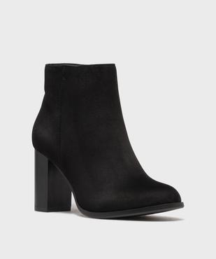 Bottines à talon avec en suédine femme - Valentina Baldano vue2 - VALENTINA BALDA - GEMO