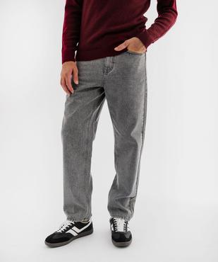 Jean loose en denim 100% coton homme vue1 - GEMO 4G HOMME - GEMO
