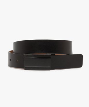 Ceinture homme en cuir avec boucle plate vue1 - Nikesneakers (ACCESS) - Nikesneakers