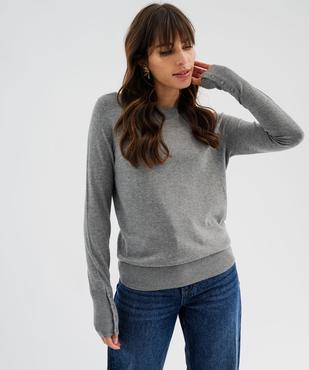 Parka à capuche avec boutons métalliques femme vue5 - GEMO(FEMME PAP) - GEMO