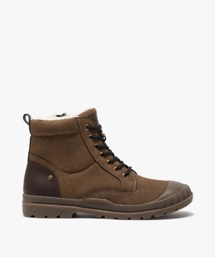 Boots garçon zippées à bout renforcé et col rembourré vue1 - GEMO (ENFANT) - GEMO