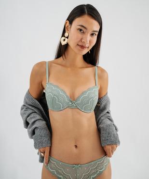 Soutien-gorge corbeille en dentelle à armatures vue1 - GEMO(HOMWR FEM) - GEMO