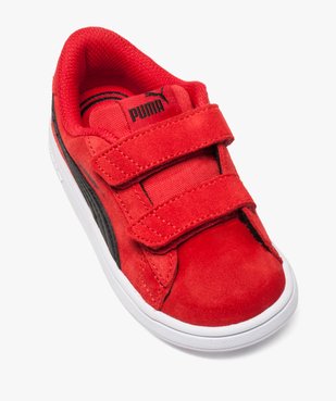Basket bébé dessus cuir suédé à scratchs - Puma vue5 - PUMA - GEMO